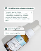 Serum exfoliante de Hidroxiácidos Aruná ácido glicólico al 5% + ácido láctico al 5%