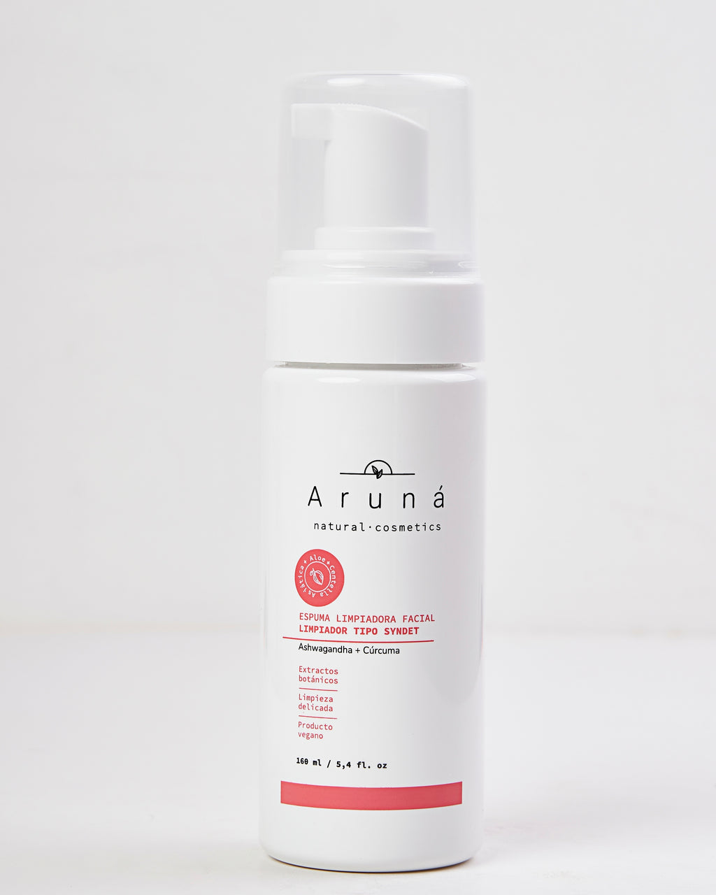 Espuma limpiadora facial Ashwagandha + Cúrcuma Aruná
