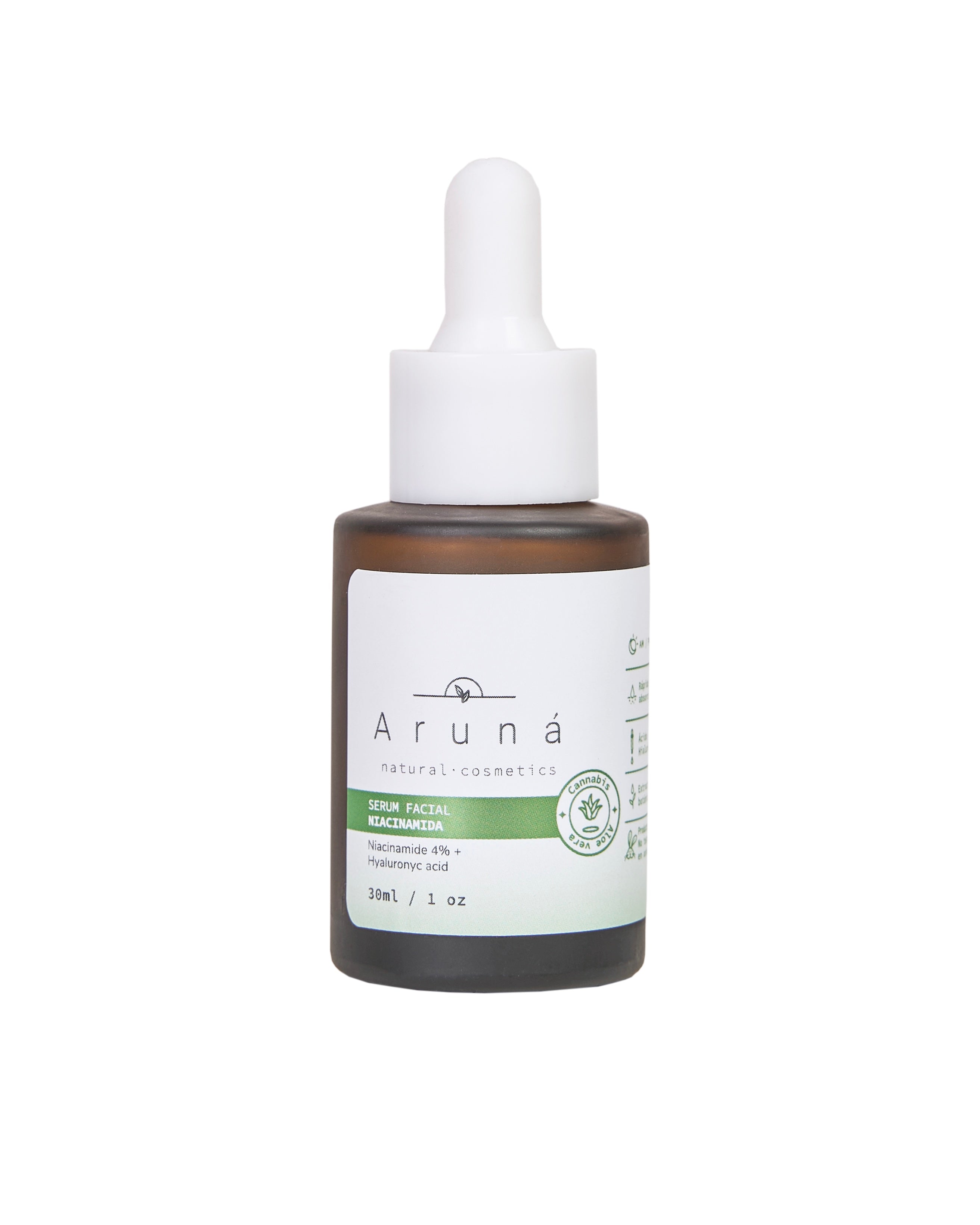 Serum de Niacinamida al 4% + Ácido Hialurónico al 2% Aruná