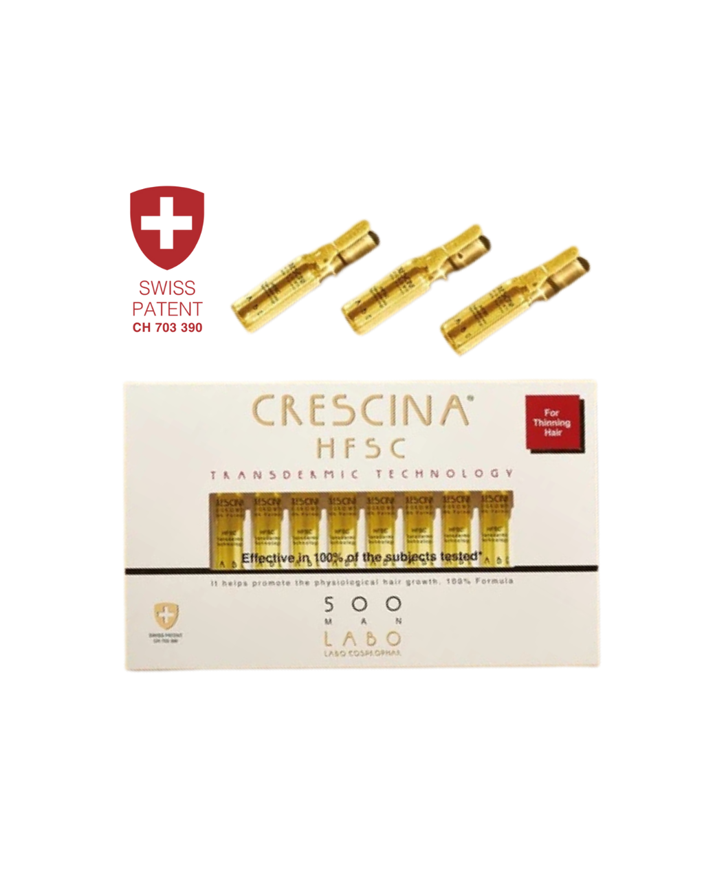 Crescina HFSC transdermic 500 man