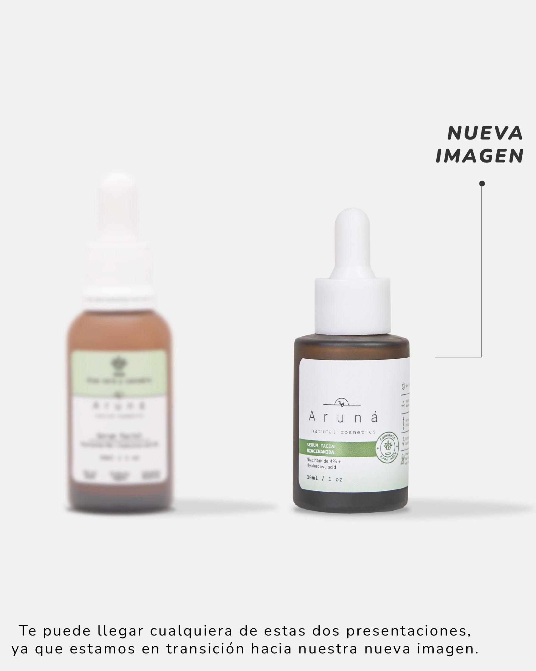 Serum de Niacinamida al 4% + Ácido Hialurónico al 2% Aruná